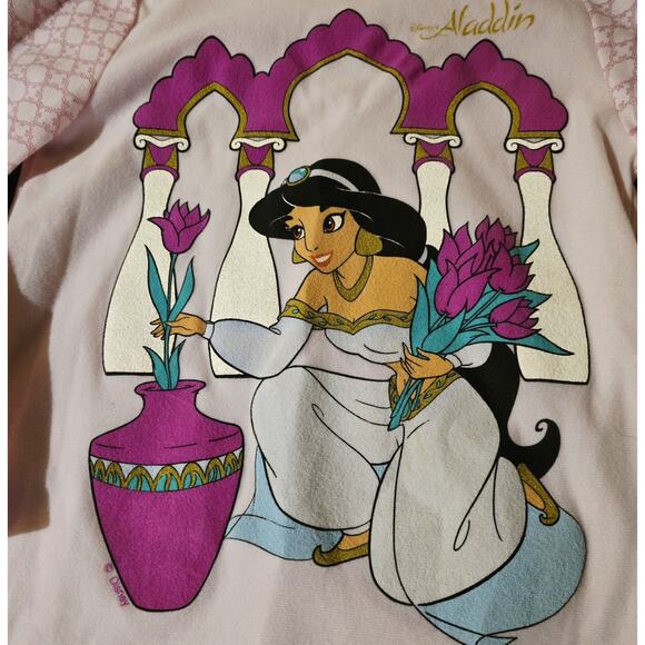 Vintage Disney Aladdin Jasmine Nightgown Girls SZ 14 Deadstock NOS 1994 - Picture 2 of 11